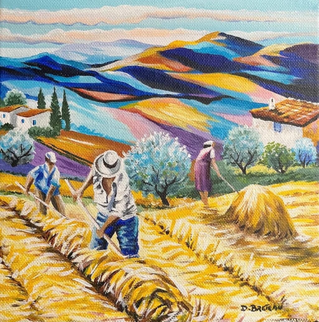 Les Moissonneurs, 2017 — Acrylic on canvas